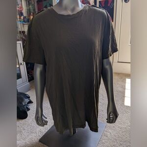 Mens Marc Anthony Olive Green Shirt Sz L Large TShirt Solid Very Nice Cotton